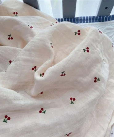 Baby Swaddle Wrap Cotton Muslin Blankets for Newborn Babies Accessories Infant Receiving Blanket Swaddle Soft Gauze Bath Towel