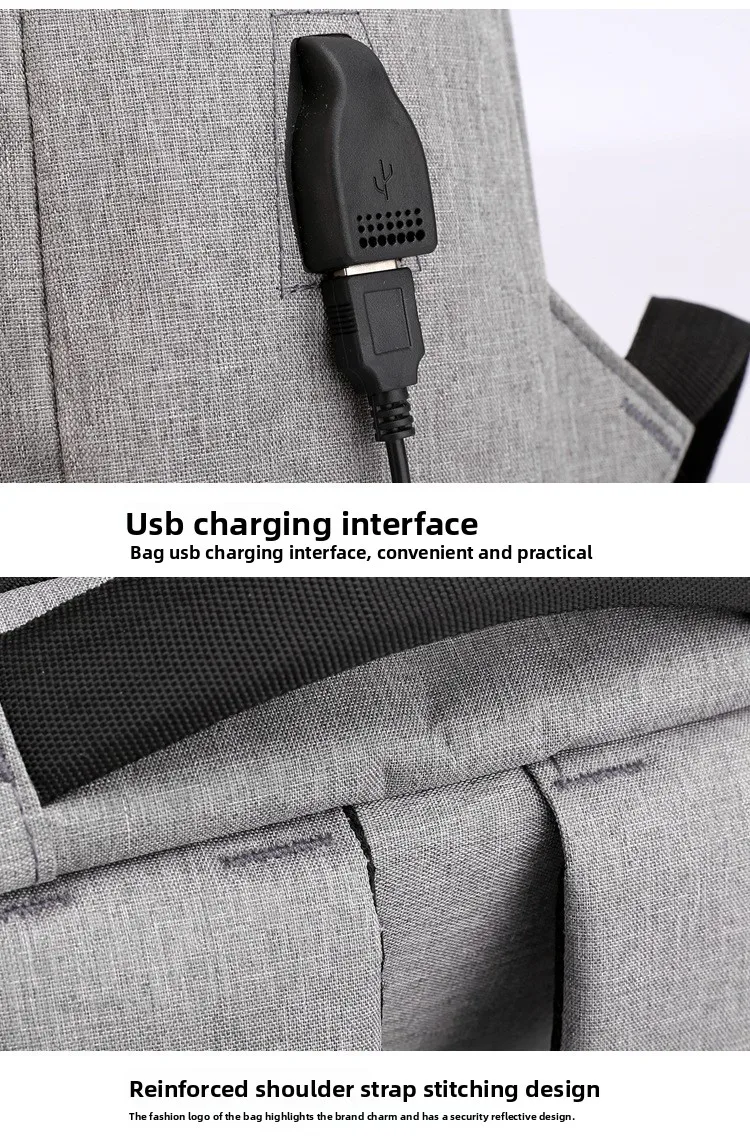 Support USB Charging Backpack Large Capacity Travelling Bag for Student Laptop Computer Case Women's Men's Business Backpack - Image 34