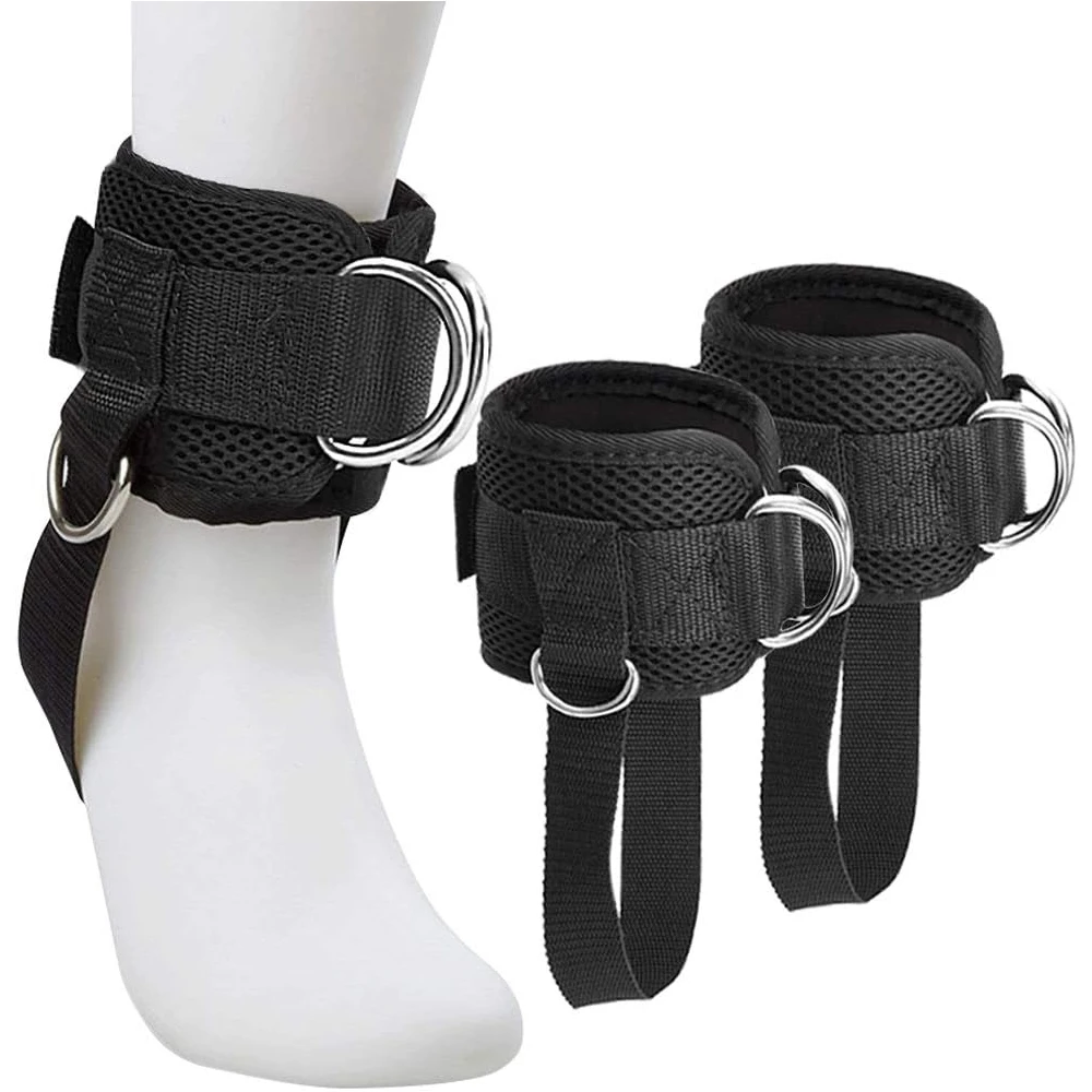 1PCS/2PCS Ankle Straps for Cable Machines Kickbacks - Adjustable Comfort Ankle Cable Attachments for Gym Ankle Cuff Women Men - Image 10