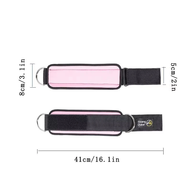 Ankle Strap for Cable Machines and Resistance Bands, Work Out Cuff Attachment for Home & Gym, Glute Workouts - Kickbacks - Image 4