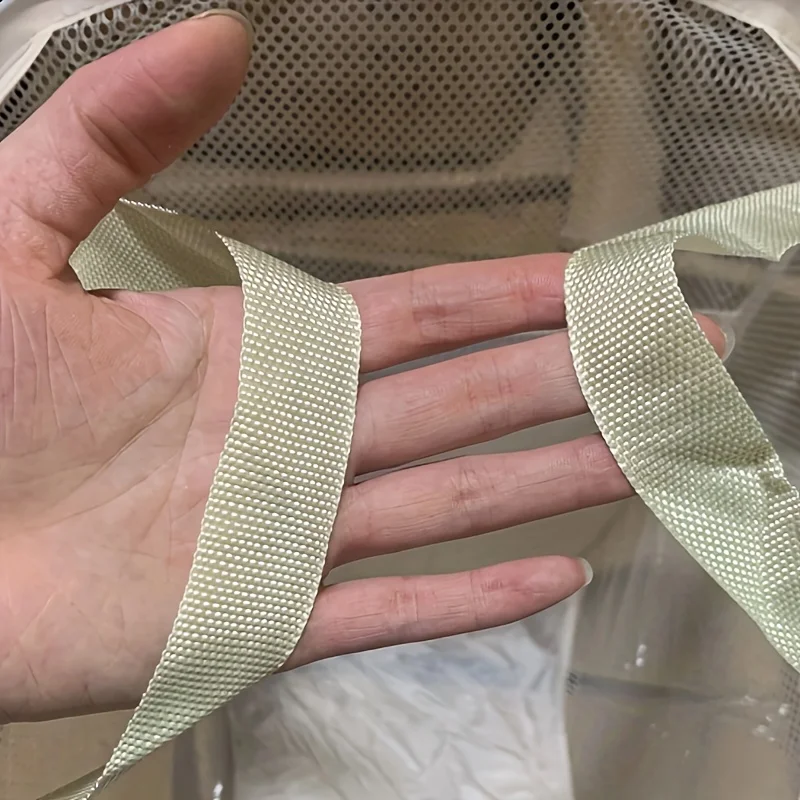 Large Capacity Toy Storage Basket Transparent Fabric Organizer with Divided Compartments Ideal for Living Bedroom Organization - Image 6