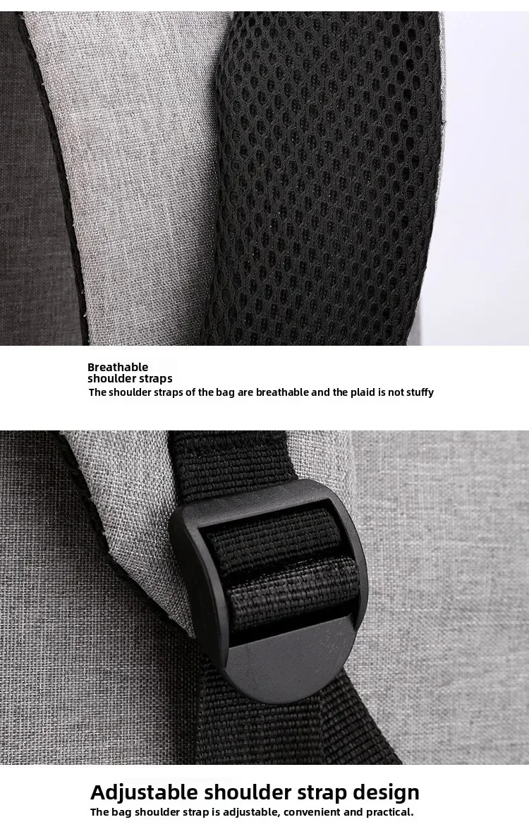 Support USB Charging Backpack Large Capacity Travelling Bag for Student Laptop Computer Case Women's Men's Business Backpack - Image 36