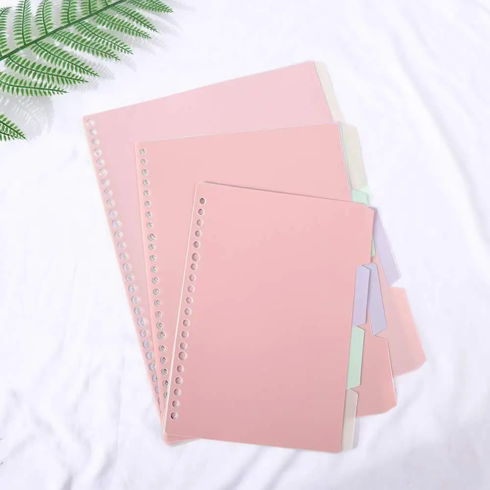 4Pcs/Set B5 A5 A4 Binder Index Dividers Index Page for Loose-leaf Scrapbook Coil Book Notebook Separator Page Office Supplies - Image 3