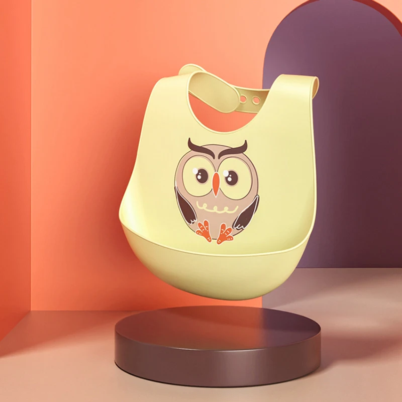 Silicone Baby Bib Waterproof Saliva Dripping Banana Bibs Cartoon Newborn Feeding Soft Aprons Baby Adjustable Burp Scarf - Image 17