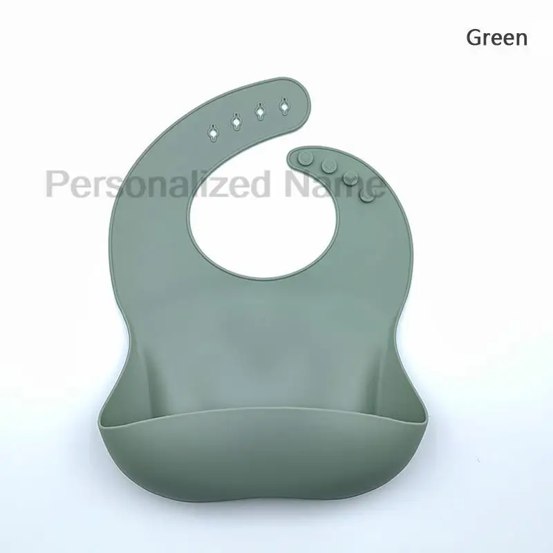 Silicone Baby Bib for Babies & Toddlers Waterproof Silicone Bibs Soft With Food Catcher Pocket for Boys & Girls Free Custom Logo - Image 8