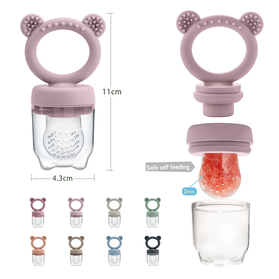 Baby Pacifier Fruit Feeder With Cover Silicone Newborn Nipple Fresh Fruit Food Vegetable Feeding Soother Baby Teether Toys - Image 19