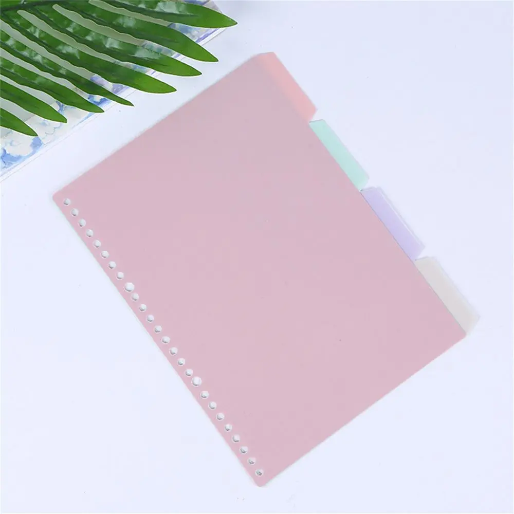 4Pcs/Set B5 A5 A4 Binder Index Dividers Index Page for Loose-leaf Scrapbook Coil Book Notebook Separator Page Office Supplies - Image 7