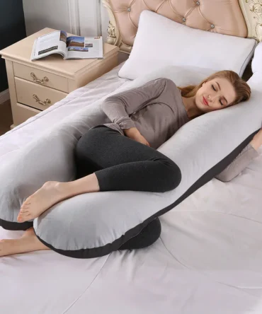 Cotton Pregnant Pillow U Shape Pillow for Pregnant Women Breastfeeding Cushion Maternity Sleeping Waist Pillow Pregnancy Cushion