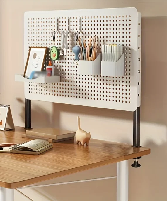 Desktop organizer, DIY pegboard combination kit, desk drawer organizer, clip-on desktop organizer with extendable height