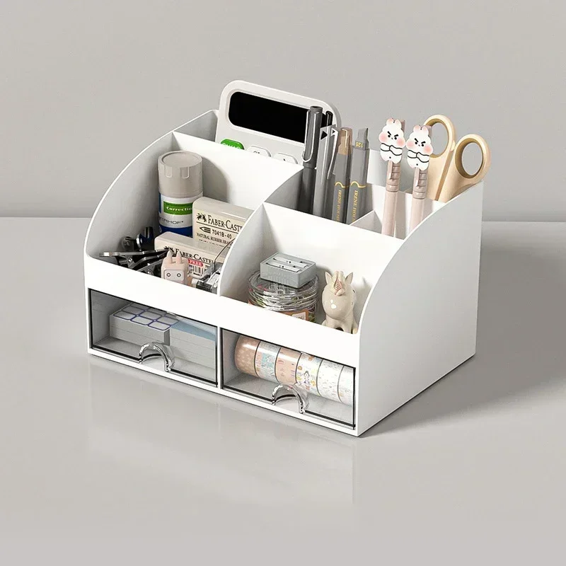 Stationary Organizer For Desk Stationery Holder Desk Makeup Organizer Storage Box Stationery Accessories Pen Organizer - Image 11