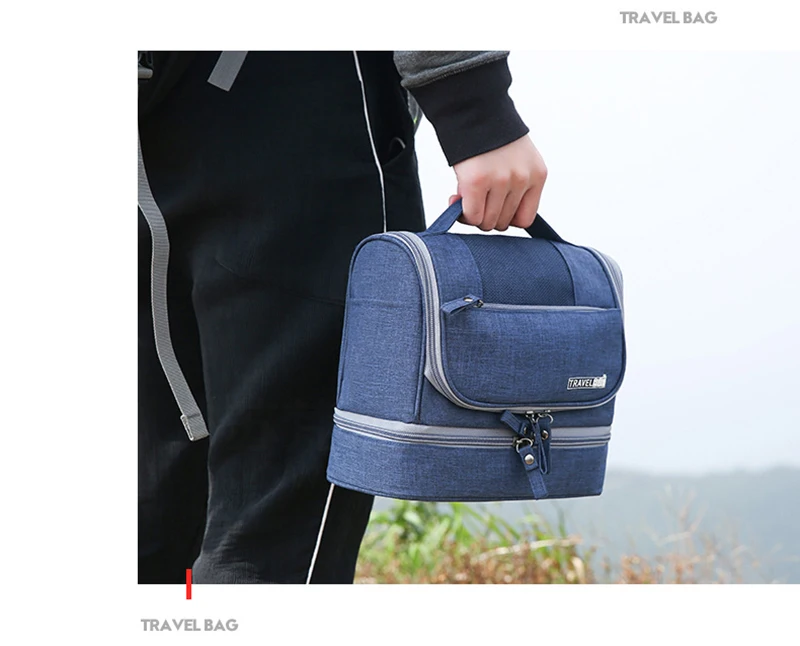 New Dry Wet Hanging Make Up Bag Oxford Travel Organizer Cosmetic Bags women's Necessaries Make Up Case Wash Toiletry Bag - Image 28