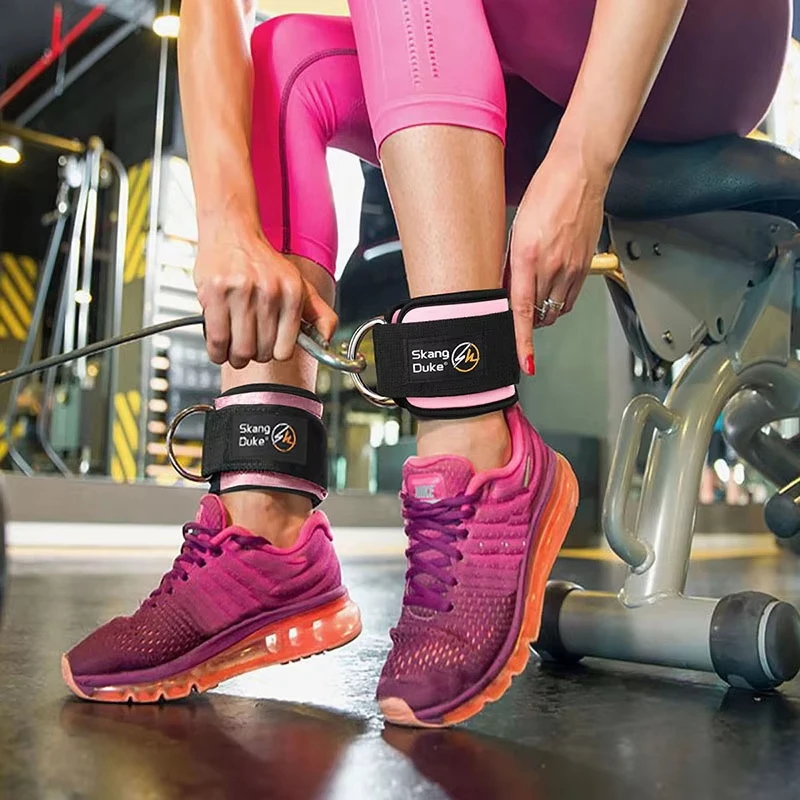 Ankle Strap for Cable Machines and Resistance Bands, Work Out Cuff Attachment for Home & Gym, Glute Workouts - Kickbacks - Image 6