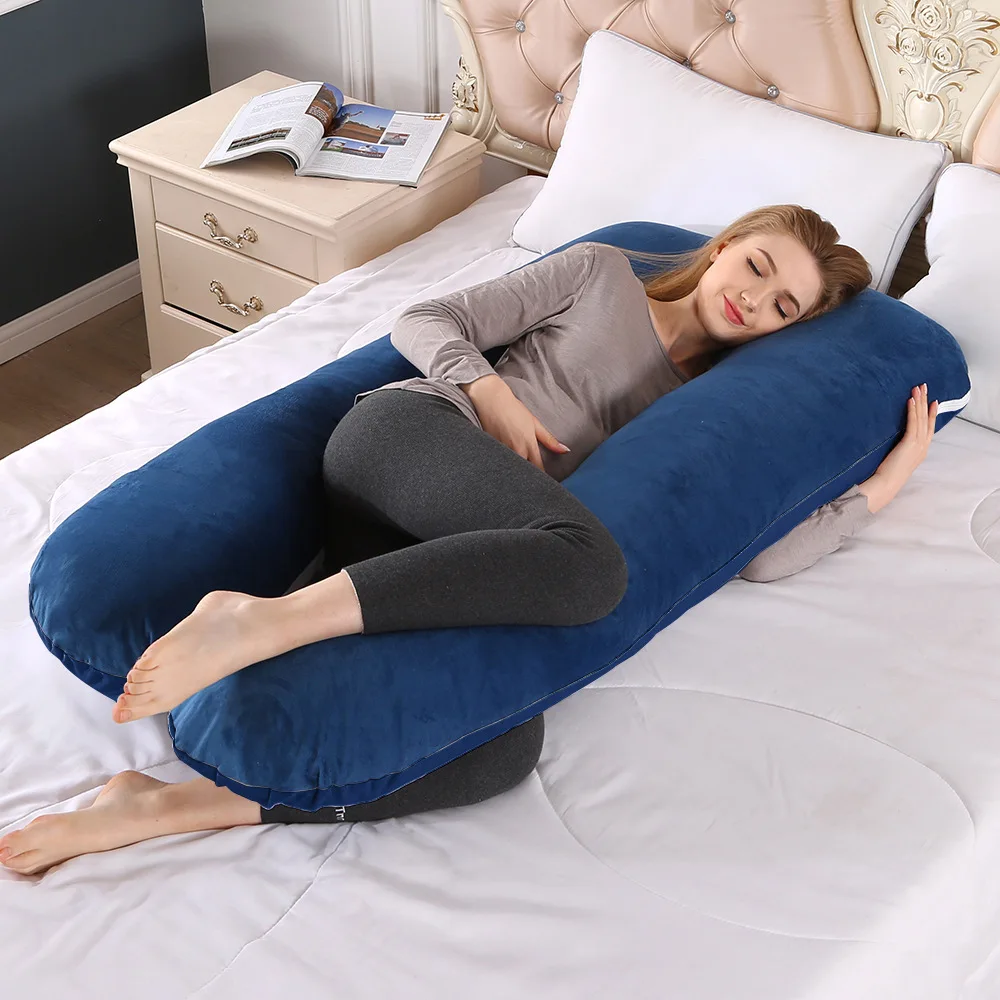 Cotton Pregnant Pillow U Shape Pillow for Pregnant Women Breastfeeding Cushion Maternity Sleeping Waist Pillow Pregnancy Cushion - Image 8