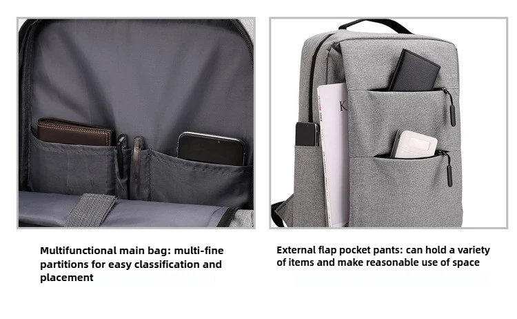 Support USB Charging Backpack Large Capacity Travelling Bag for Student Laptop Computer Case Women's Men's Business Backpack - Image 15