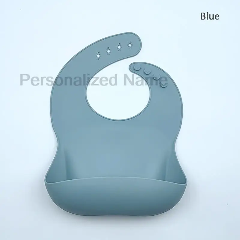 Silicone Baby Bib for Babies & Toddlers Waterproof Silicone Bibs Soft With Food Catcher Pocket for Boys & Girls Free Custom Logo - Image 13