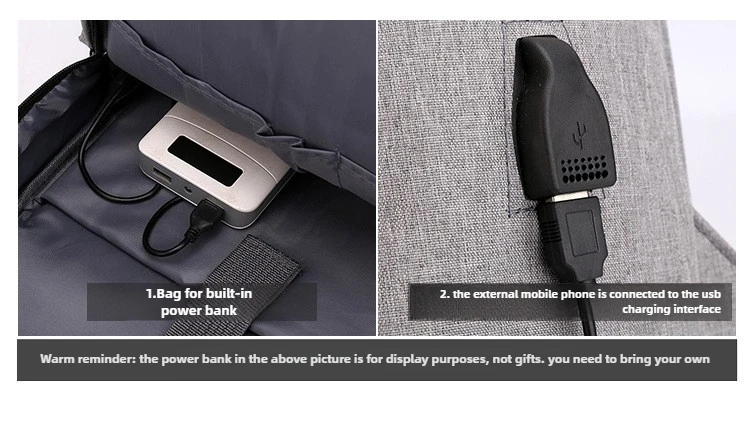 Support USB Charging Backpack Large Capacity Travelling Bag for Student Laptop Computer Case Women's Men's Business Backpack - Image 19