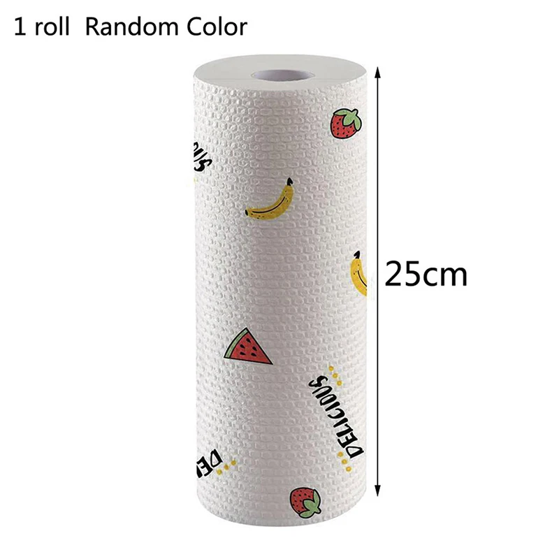 1 Roll Of Reusable Lazy Rags Bamboo Towels Wet And Dry For Kitchen Dishcloths Hand Towel Rolls Organic Dishwashing Cloth - Image 12