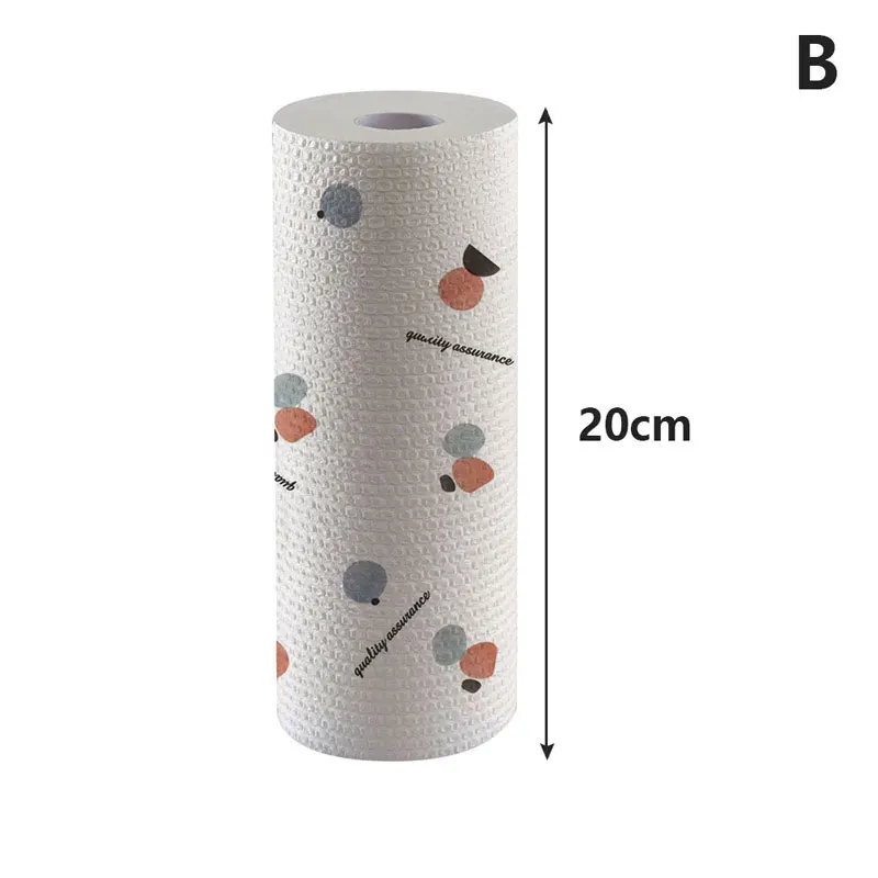 1 Roll Of Reusable Lazy Rags Bamboo Towels Wet And Dry For Kitchen Dishcloths Hand Towel Rolls Organic Dishwashing Cloth - Image 10