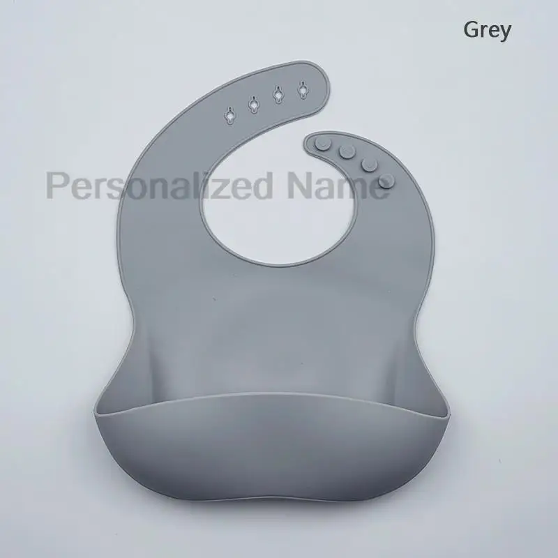 Silicone Baby Bib for Babies & Toddlers Waterproof Silicone Bibs Soft With Food Catcher Pocket for Boys & Girls Free Custom Logo - Image 9