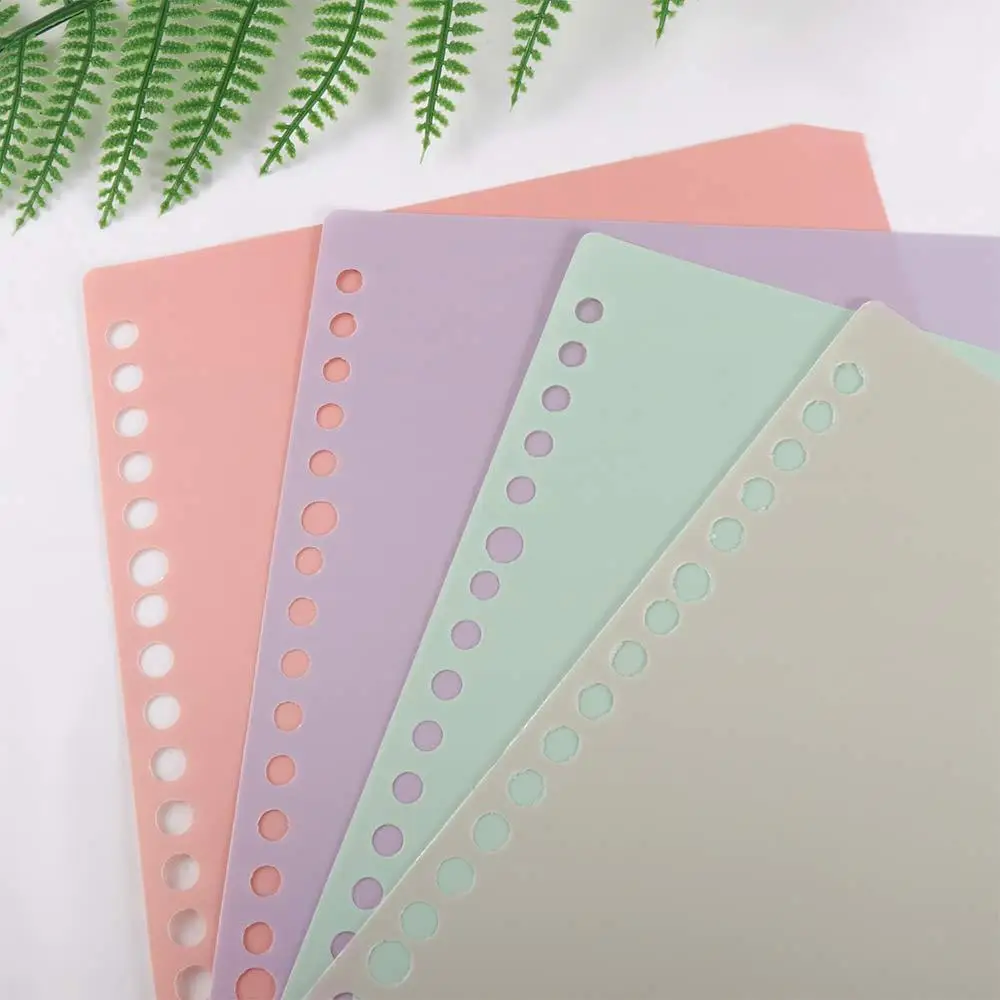 4Pcs/Set B5 A5 A4 Binder Index Dividers Index Page for Loose-leaf Scrapbook Coil Book Notebook Separator Page Office Supplies - Image 4
