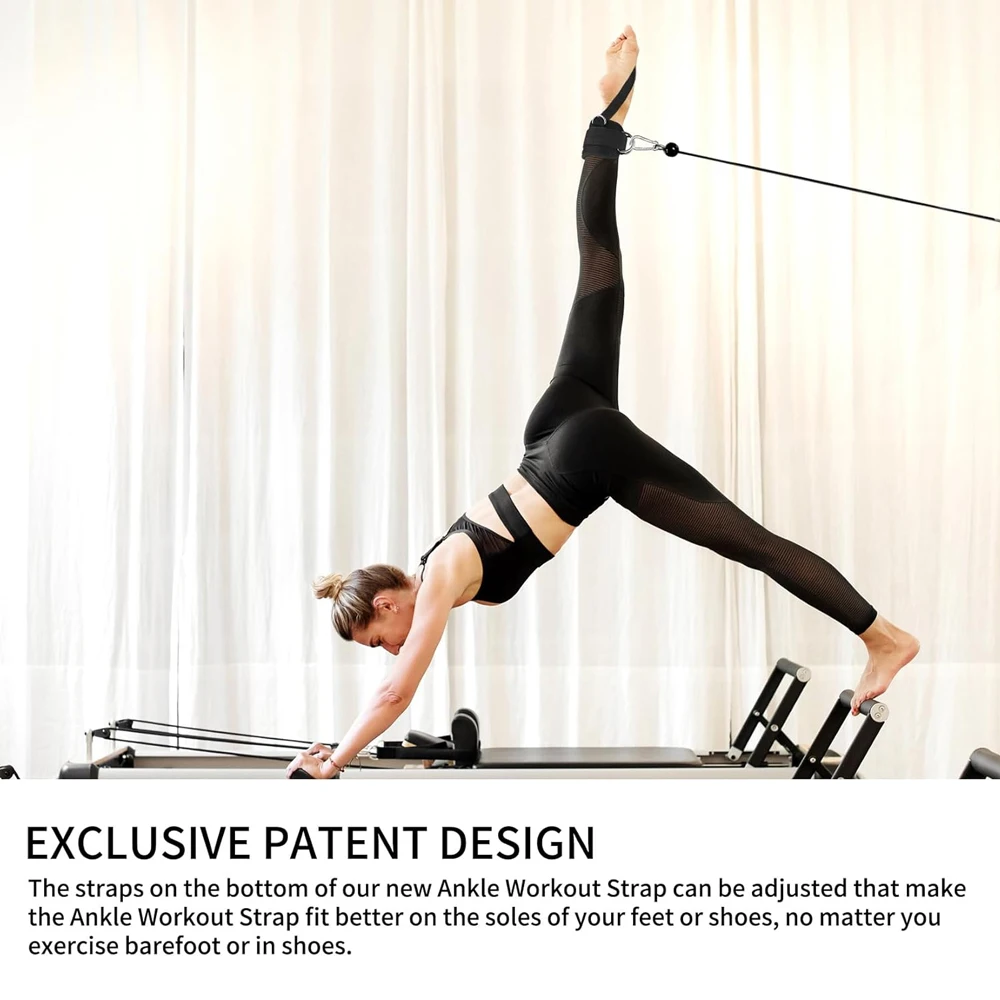 1PCS/2PCS Ankle Straps for Cable Machines Kickbacks - Adjustable Comfort Ankle Cable Attachments for Gym Ankle Cuff Women Men - Image 17